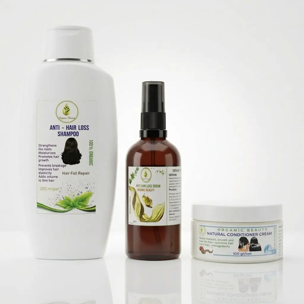 Set natyral per renien e flokeve
